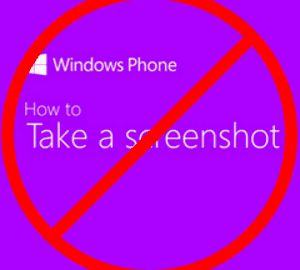 Disabling screenshot functionality in a Windows Phone app