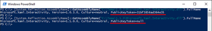 Microsoft.Xaml.Interactivity assembly full name